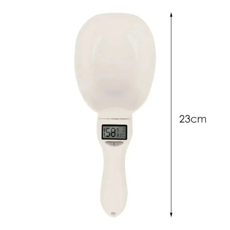 Pet Food Scale LCD Electronic Precision Weighing Tool Dog Cat Feeding Food Measuring Spoon Digital Display Kitchen Scale